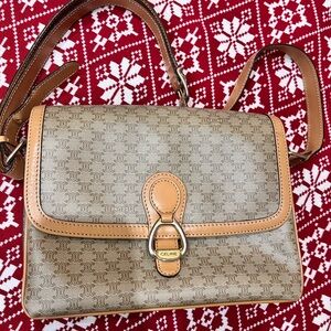 Celine Beige and Tan Crossbody Bag